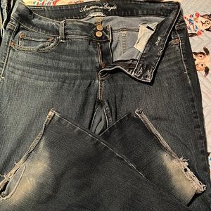 American eagle artist super stretch flare leg